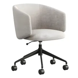 Crescent swivel chair